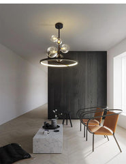 Clear Glass Ball Chandelier