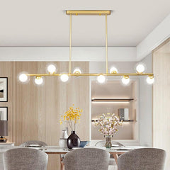 Clear Glass LED Chandelier