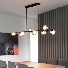 Clear Glass LED Chandelier