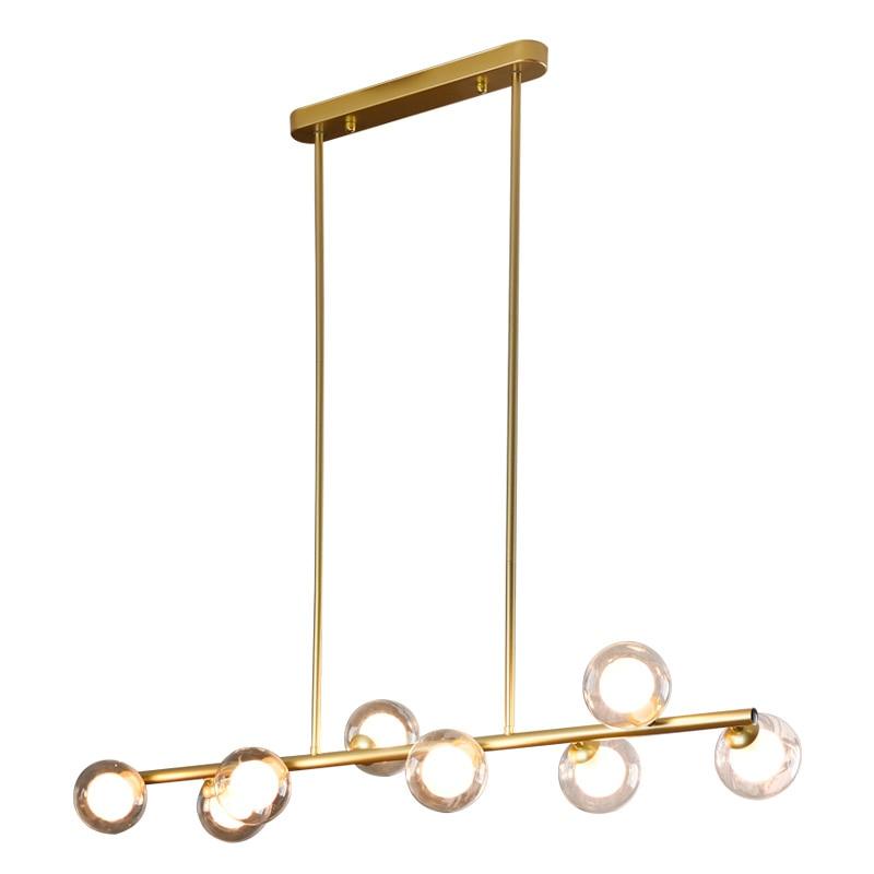 Clear Glass LED Chandelier