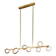 Clear Glass LED Chandelier