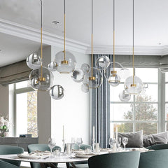 Magic Bean Glass Ball Chandelier