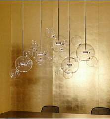 Magic Bean Glass Ball Chandelier
