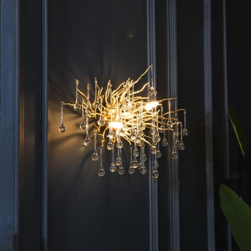 Crystal Water Droplets Wall Lamps Crystal Water Droplets Wall Lamps