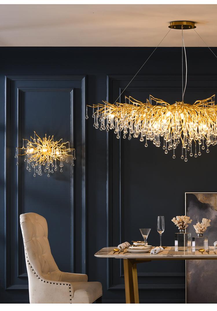 Crystal Water Wall Lamps