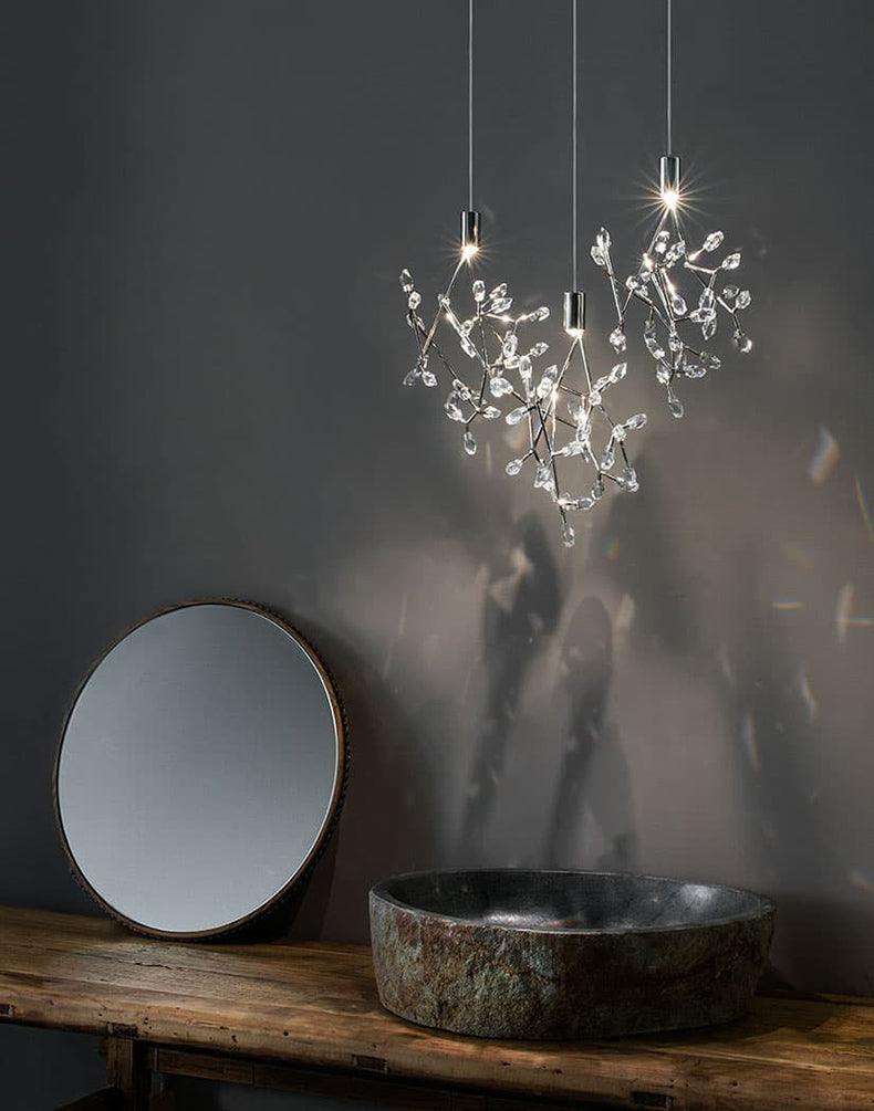 Dendritic Crystal Chandelier