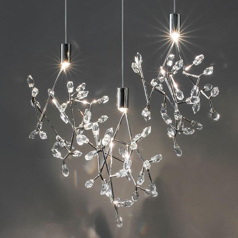 Dendritic Crystal Chandelier