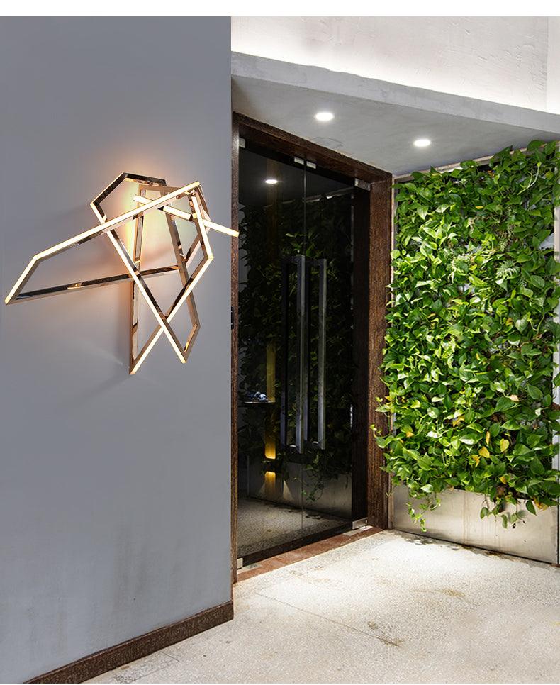 Geometric Stairs Aisle Wall Lamp