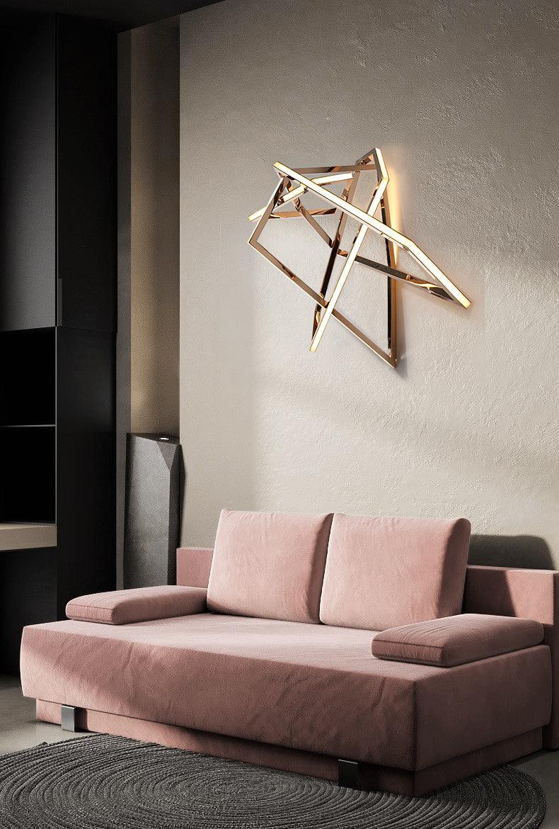 Geometric Stairs Aisle Wall Lamp