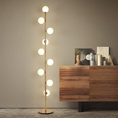 Glass Ball Standing Lamp
