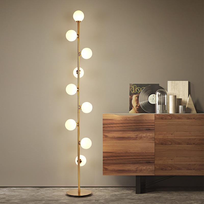 Glass Ball Standing Lamp