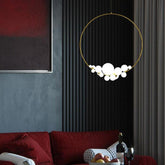 Golden Ring Cloud Lamps