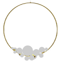 Golden Ring Cloud Lamps