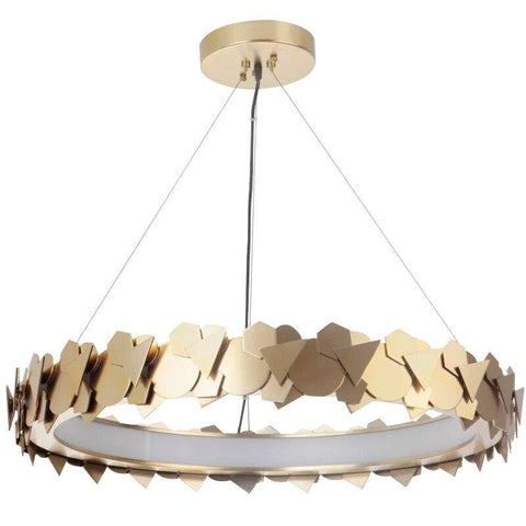 Gold Ring Chandelier Gold Ring Chandelier