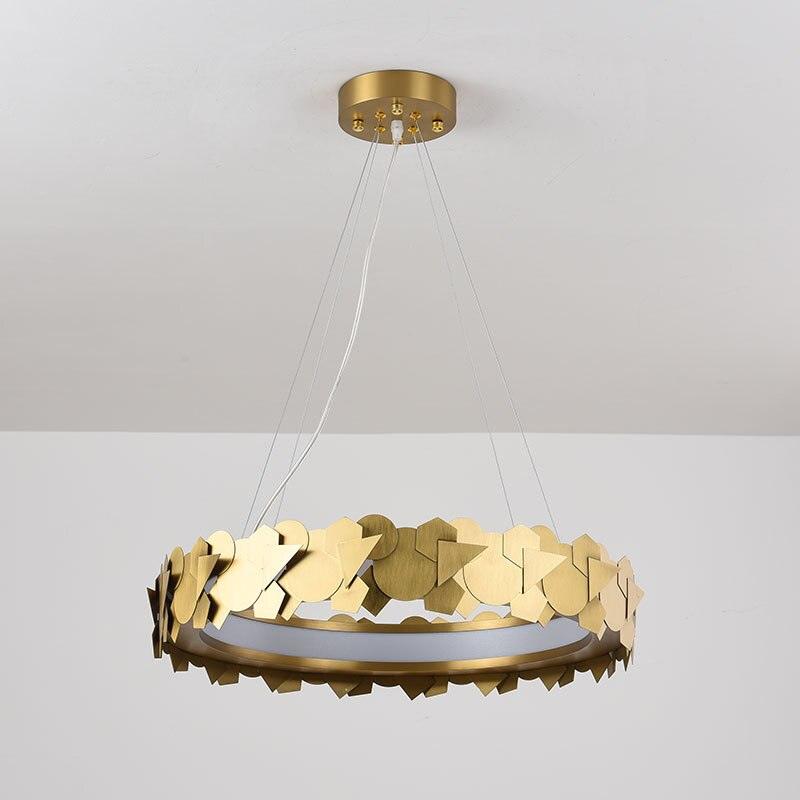 Gold Ring Chandelier