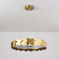 Gold Ring Chandelier