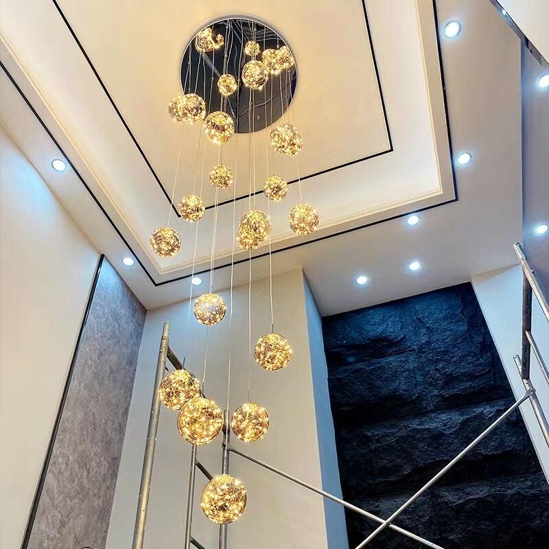 Gypsophila Stairs LED Chandelier Gypsophila Stairs LED Chandelier