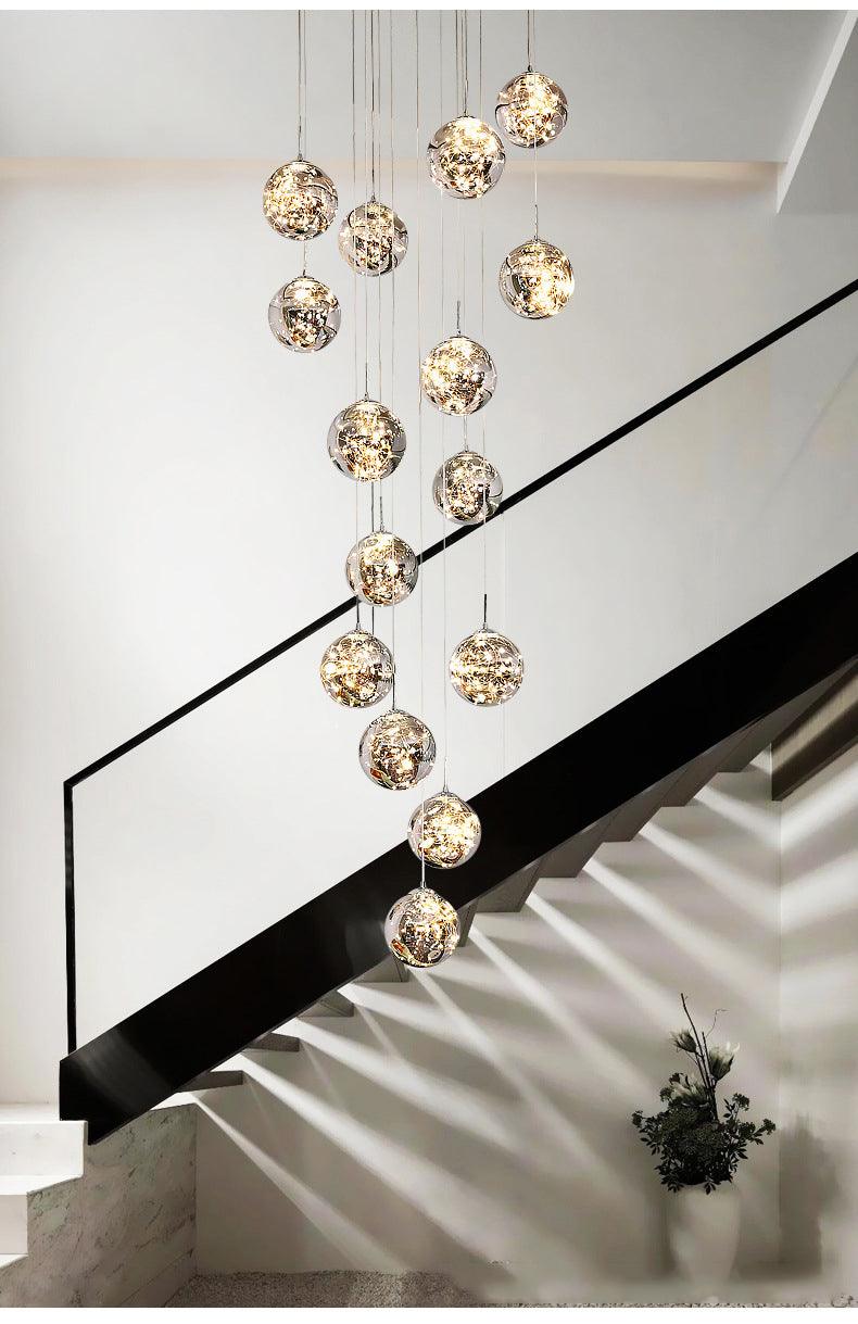 Gypsophila Stairs LED Chandelier