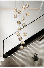 Gypsophila Stairs LED Chandelier