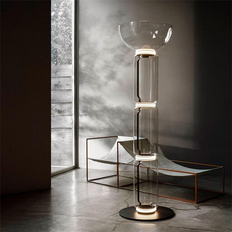 Glass Minimalist Floor Lamps