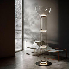 Glass Minimalist Floor Lamps