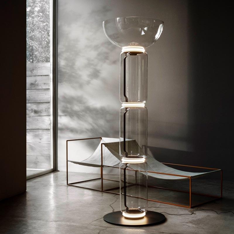 Glass Minimalist Floor Lamps