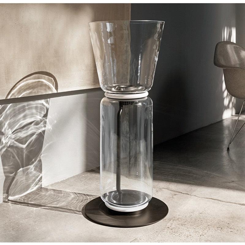 Glass Minimalist Floor Lamps