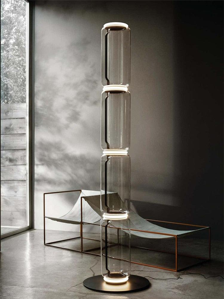 Glass Minimalist Floor Lamps