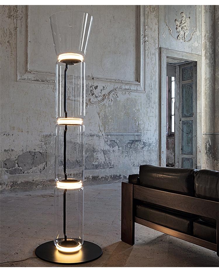 Glass Minimalist Floor Lamps