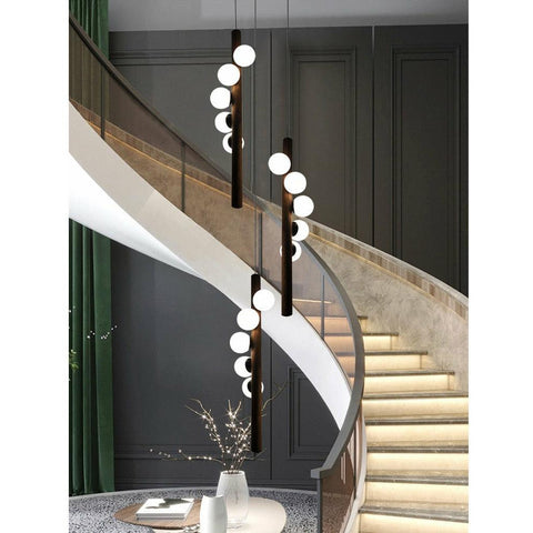 LED Stairs Sphere Pendant Lamps LED Stairs Sphere Pendant Lamps