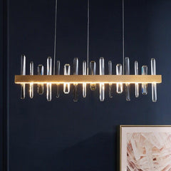 Linear Crystal Pendant Lamps