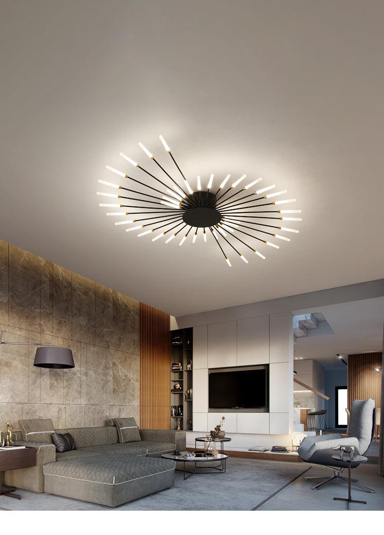 Linear Stellar Ceiling Chandelier