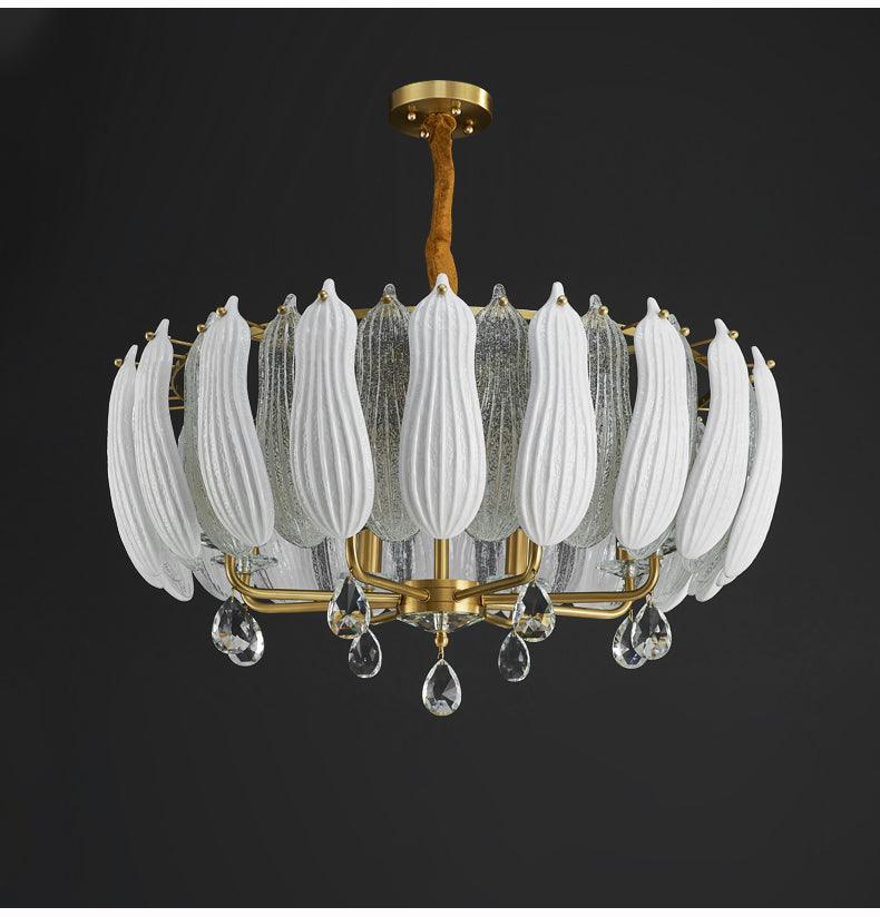 Lotus Copper Chandelier