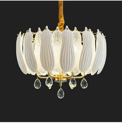 Lotus Copper Chandelier