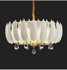 Lotus Copper Chandelier