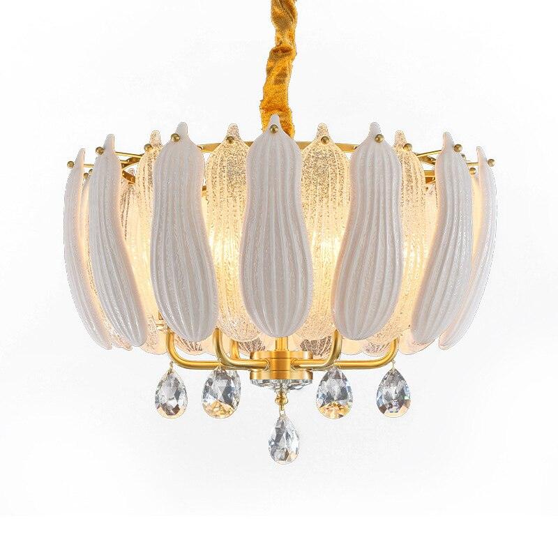 Lotus Copper Chandelier