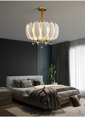 Lotus Copper Chandelier