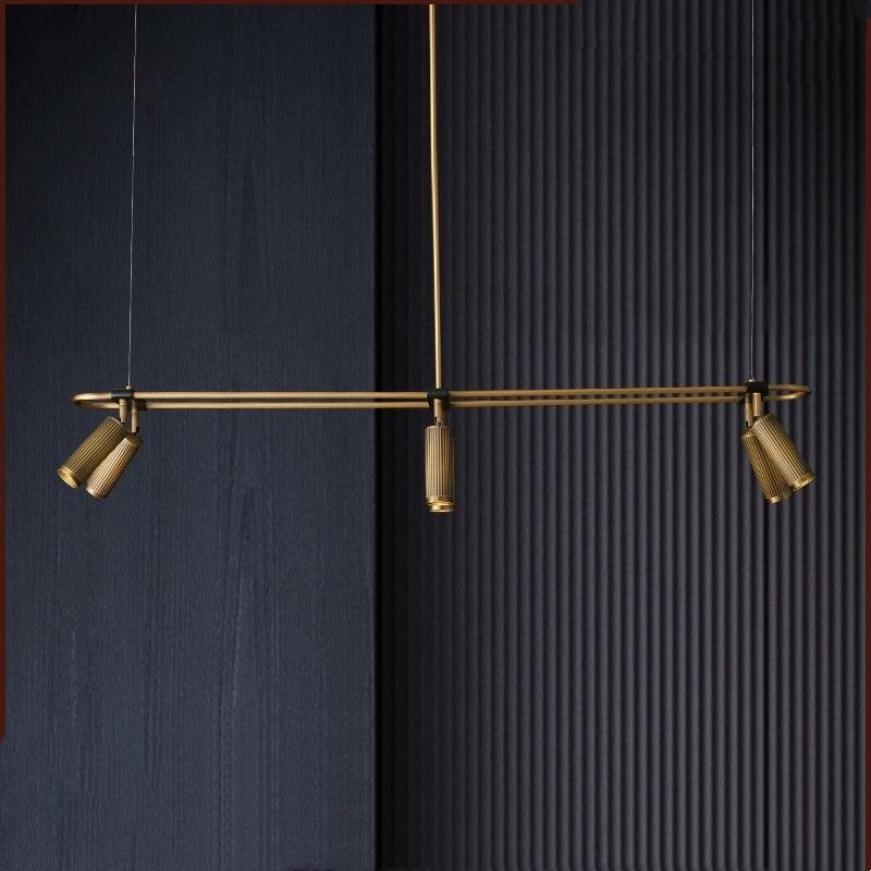 Luxury Brass LED Retro Chandelier - Galastellar