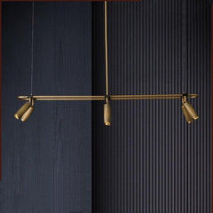 Luxury Brass LED Retro Chandelier - Galastellar