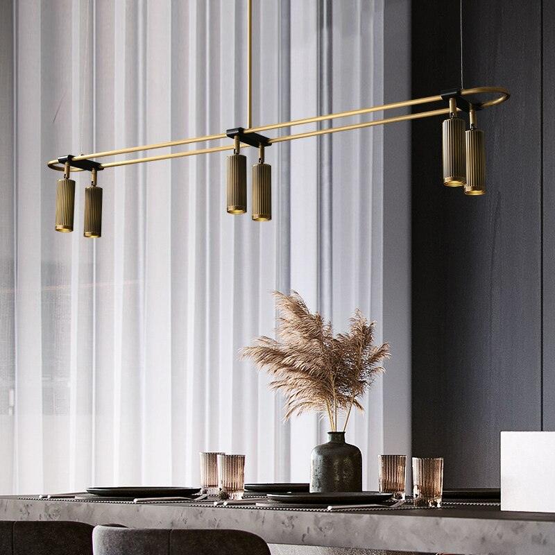 Luxury Brass LED Retro Chandelier - Galastellar