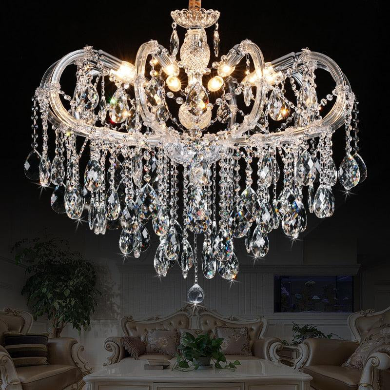 Luxury Crystal Candle Chandelier - Galastellar