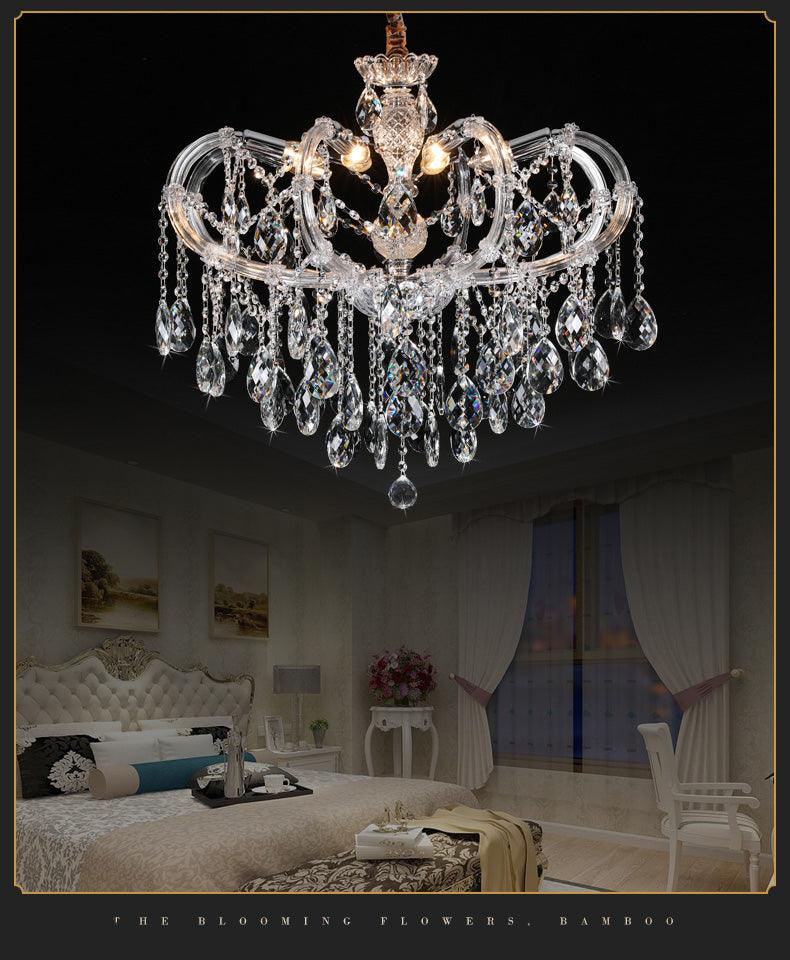 Luxury Crystal Candle Chandelier - Galastellar