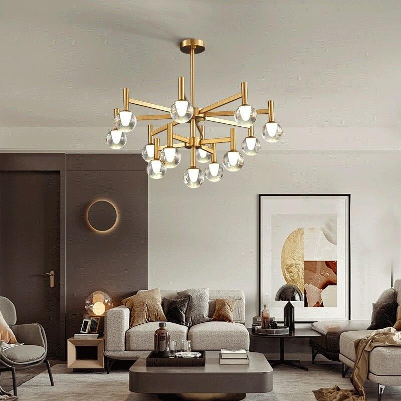 Luxury Crystal Nordic LED Chandelier - Galastellar