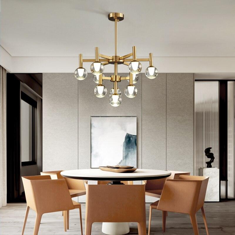Luxury Crystal Nordic LED Chandelier - Galastellar