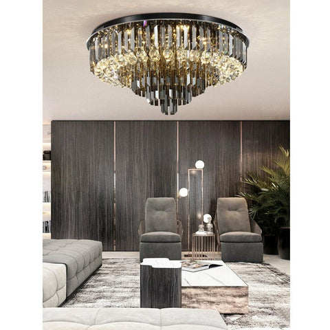 Luxury Crystal Round Ceiling Lights - Galastellar Luxury Crystal Round Ceiling Lights - Galastellar