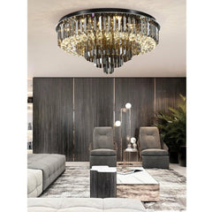 Luxury Crystal Round Ceiling Lights - Galastellar
