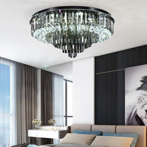 Luxury Crystal Round Ceiling Lights - Galastellar Luxury Crystal Round Ceiling Lights - Galastellar