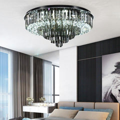 Luxury Crystal Round Ceiling Lights - Galastellar