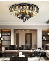 Luxury Crystal Round Ceiling Lights - Galastellar