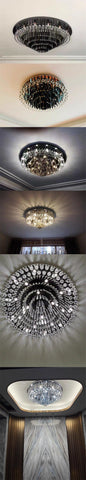 Luxury Crystal Round Ceiling Lights - Galastellar Luxury Crystal Round Ceiling Lights - Galastellar